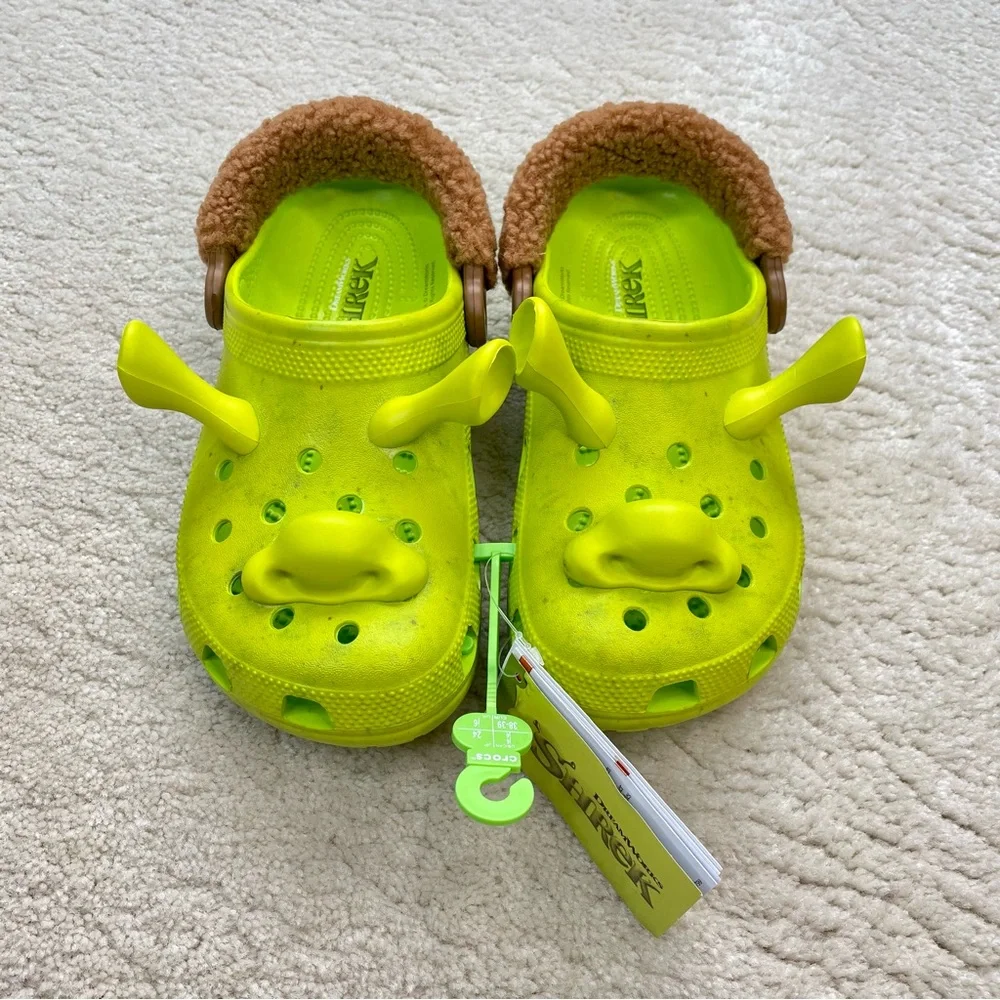 [US J6] CROCS CLASSIC CLOGS DreamWorks Shrek Kids Green